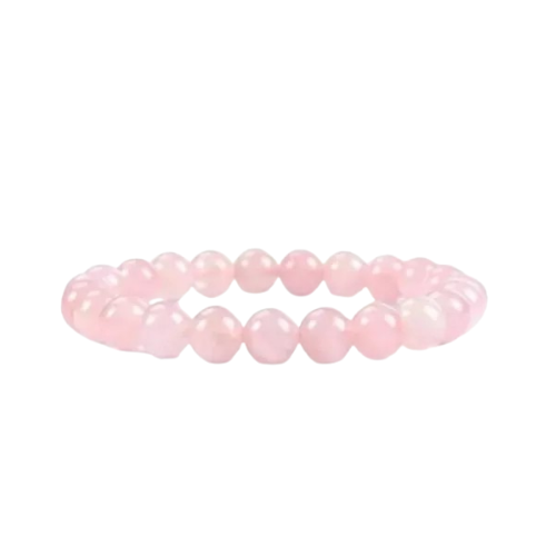 Pulsera Cuarzo Rosa 8mm