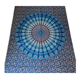 Cubrecama 2 plazas  Person Mandala Blue