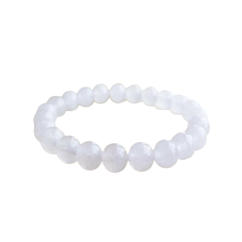 Pulsera Cuarzo Blanco 8mm