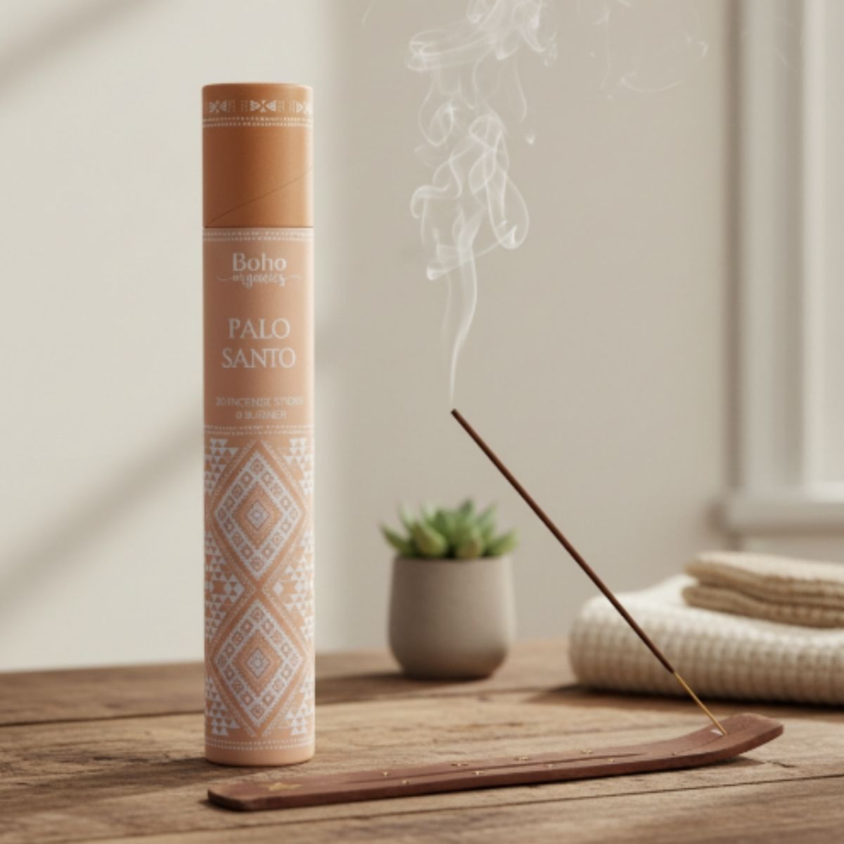 Estuche Inciensos Boho Palo Santo