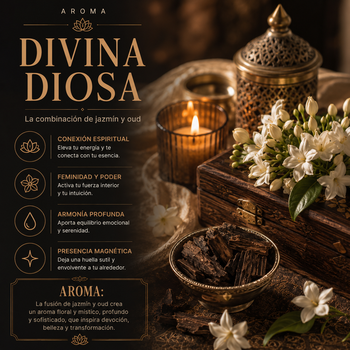 Set Incienso Divina Diosa