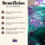 Pulsera Fluorita 6mm