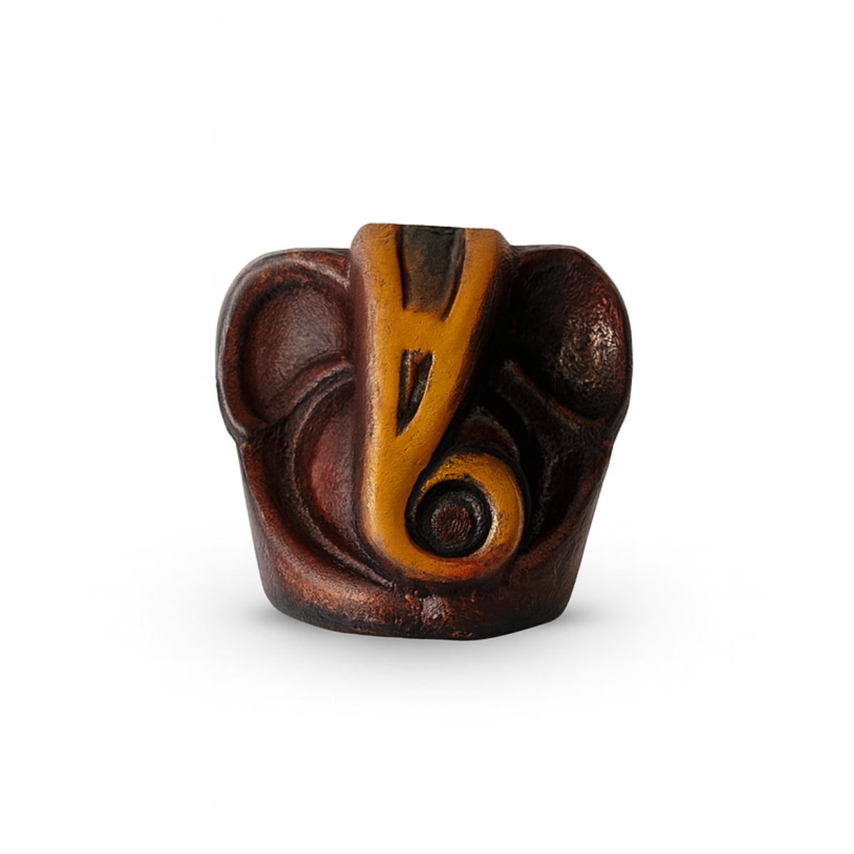 Porta Incienso Bronze Mini Ganesh