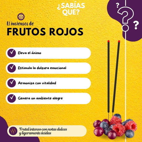 Incienso Frutos Rojos