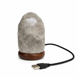 Lampara de Sal Gris del Himalaya Led Mini