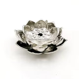 Porta Incienso Flor de Loto Metálico