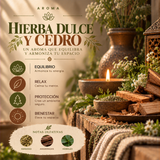 Incienso Hierba Dulce + Cedro