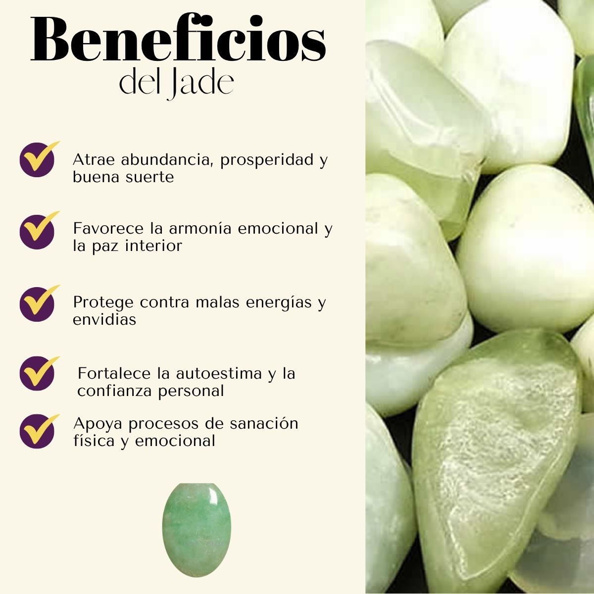 Pulsera Ajustable Jade 4mm