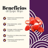 Aros Plateados Perla Jaspe Rojo