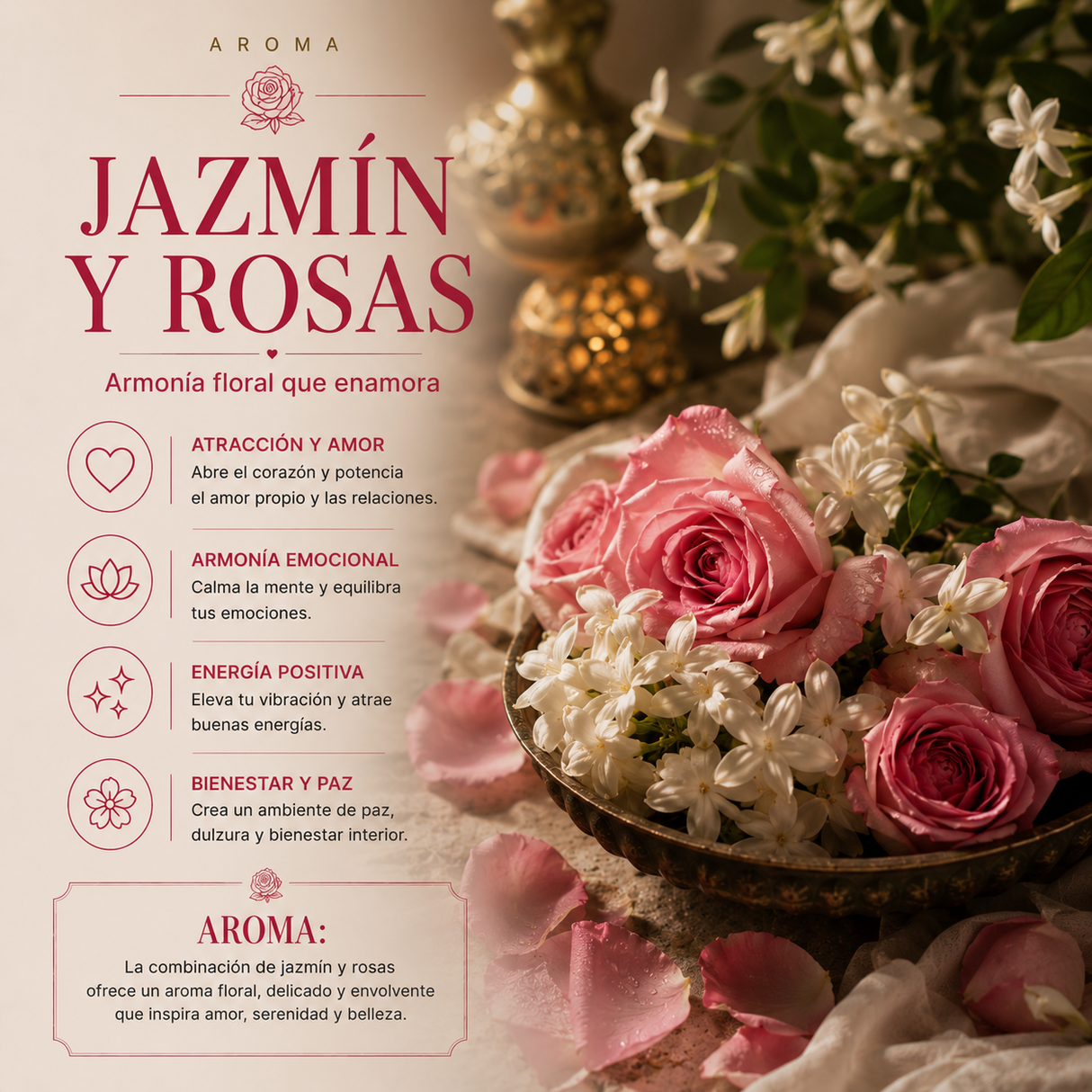 Jabón Aromático Balance Jazmín  Rosas 150 Gr