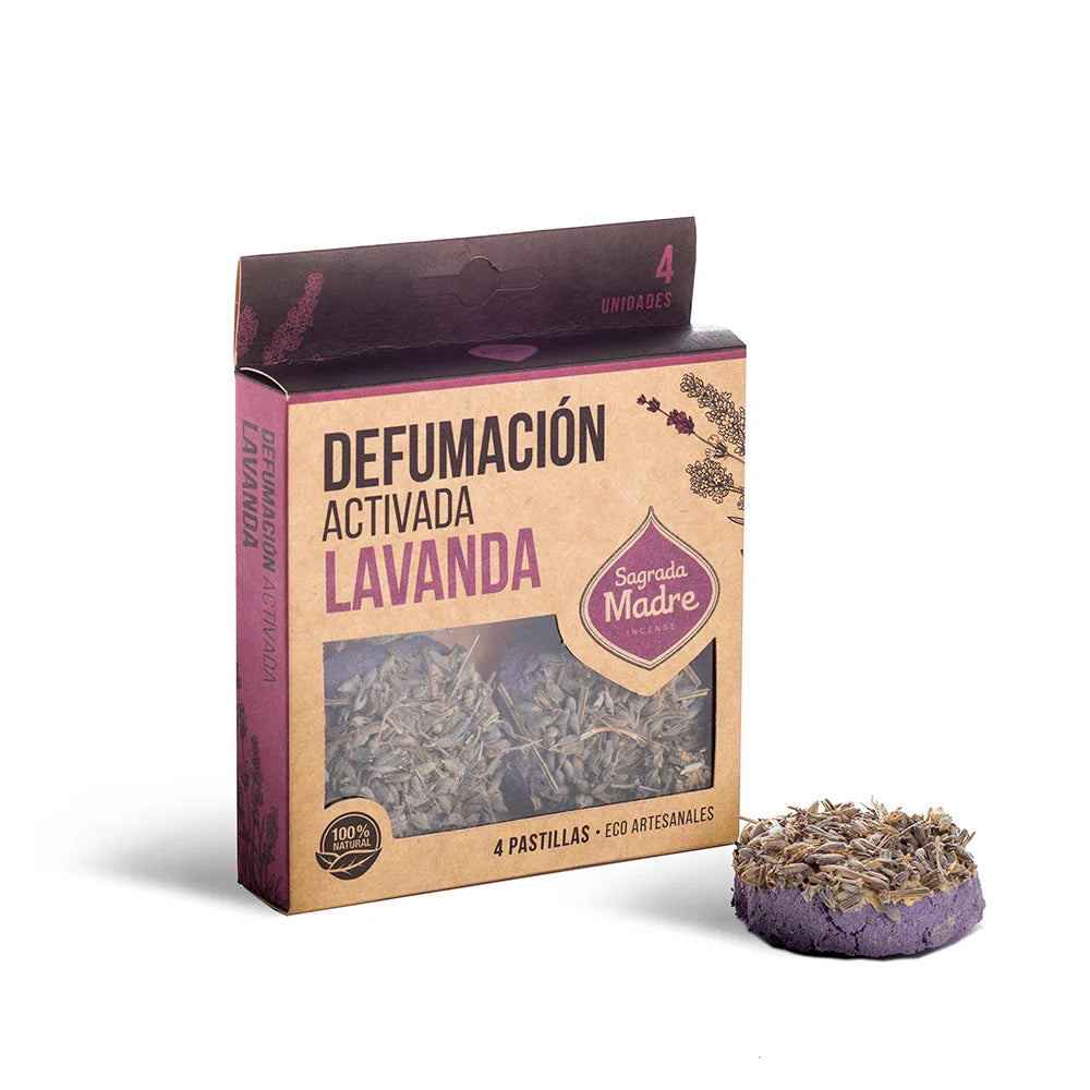 Pastillas Sahumerio Lavanda - Sagrada Madre