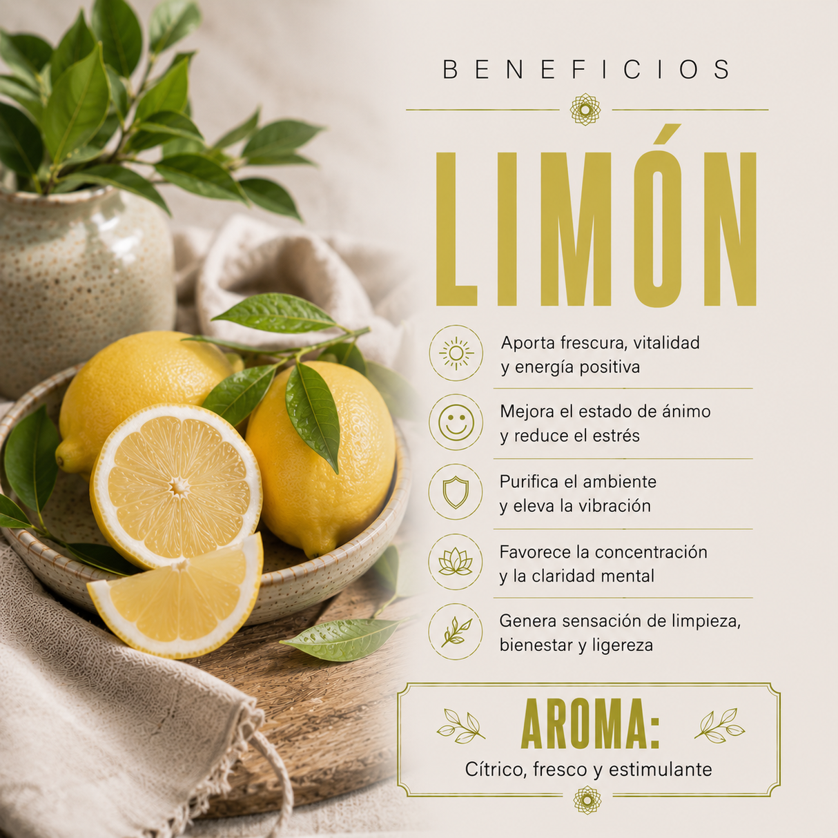 Incienso Smudge Limón