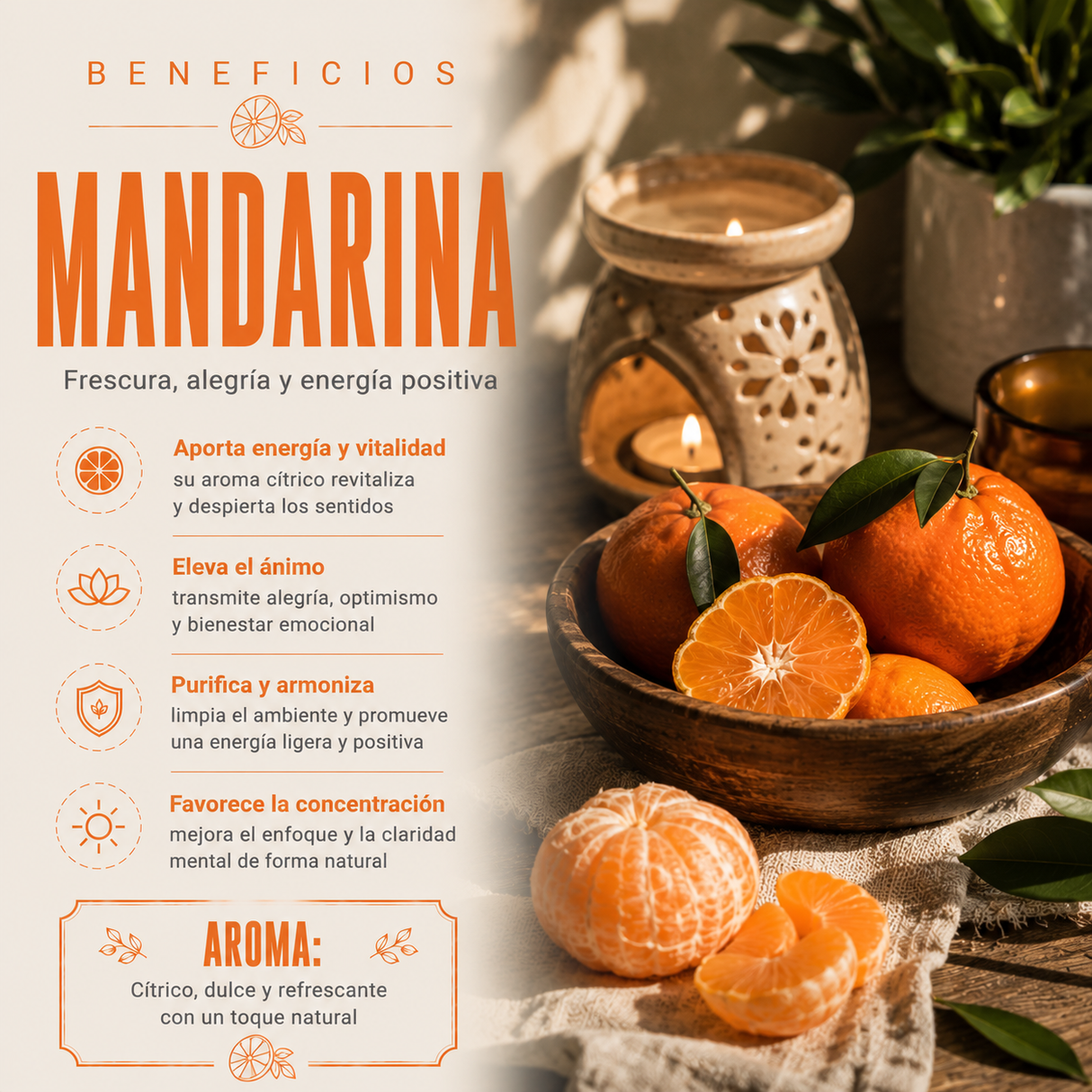 Aceite Aromático Mandarina