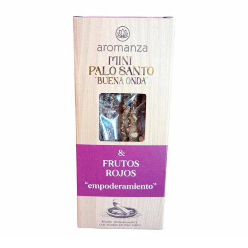 Sahumerio Palo Santo Buena Onda Mini Frutos Rojos - Aromanza