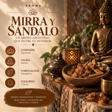 Incienso Yatra Mirra y Sándalo