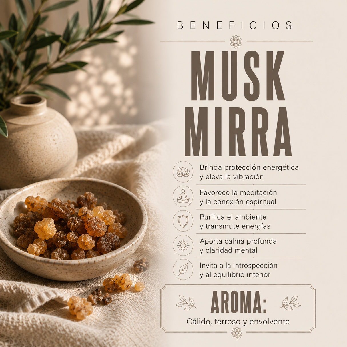 Incienso Musk Mirra