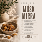 Incienso Musk Mirra