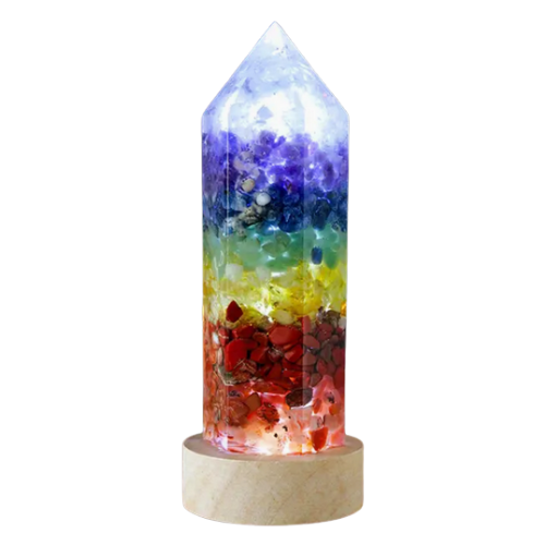 Lampara de Cristal 7 Chakra USB