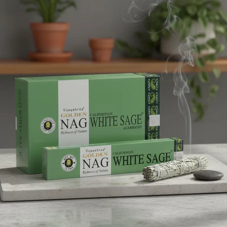 Incienso Golden Nag Salvia Blanca