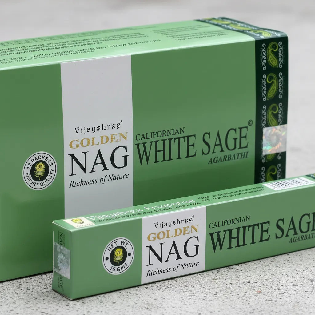Incienso Golden Nag Salvia Blanca
