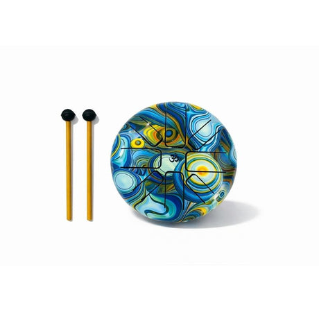 Hand Drum Tambor - Happy Aura Azul Chico