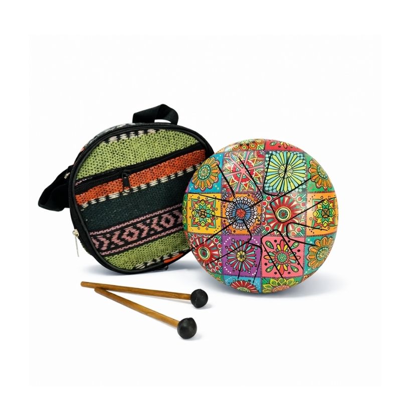 Hand Drum Mándala Aurora 16 cm