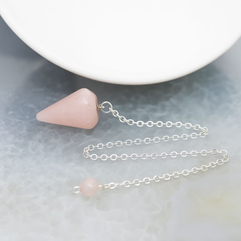 Péndulo Mini Cuarzo Rosa