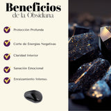 Pulsera Obsidiana 6mm