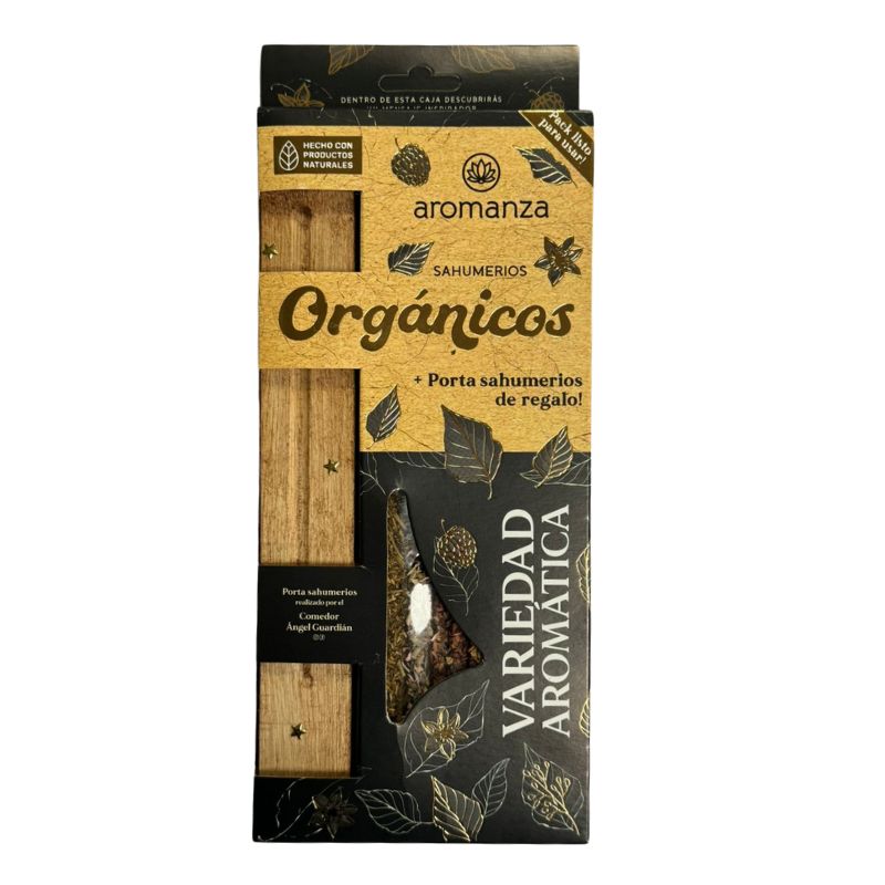 Caja Pack Sahumerios Orgánicos Aromanza