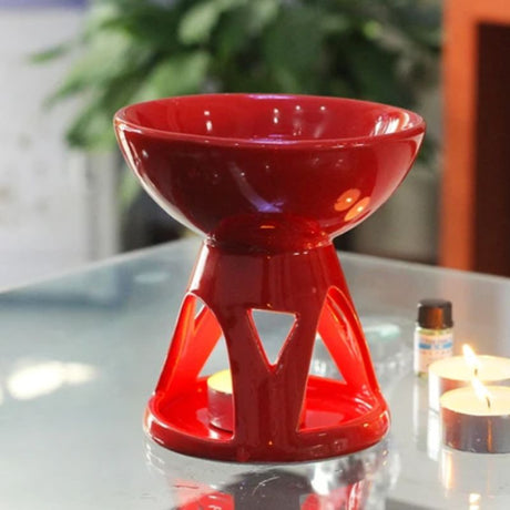 Difusor de Ceramica Rojo