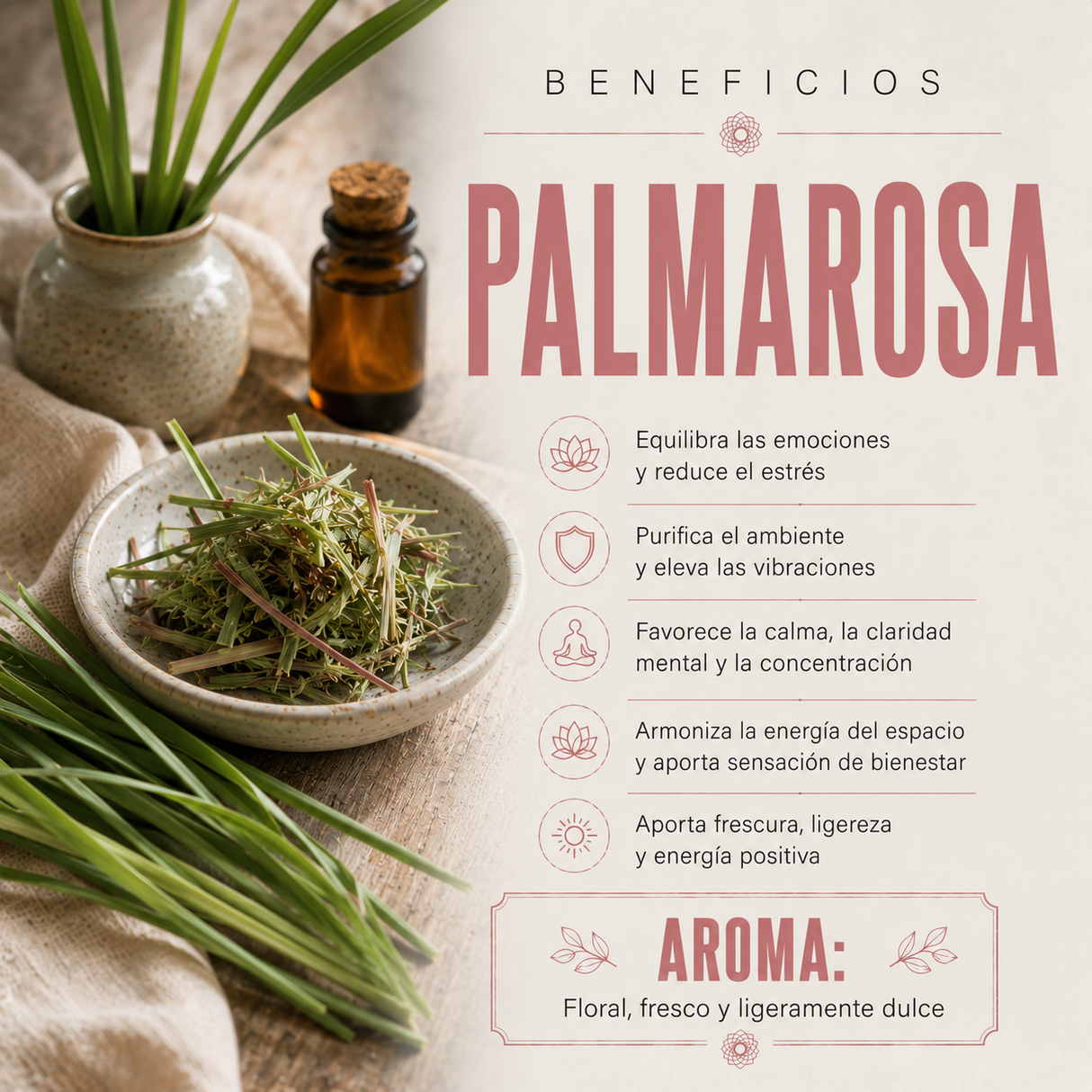 Aceite Esencial Palmarosa