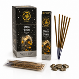 Incienso Palo Santo con Piedras de Pirita
