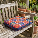 Cojin Azul Indio Patchwork Talla XL