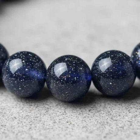 Pulsera Lluvia de Estrellas Azul 8mm