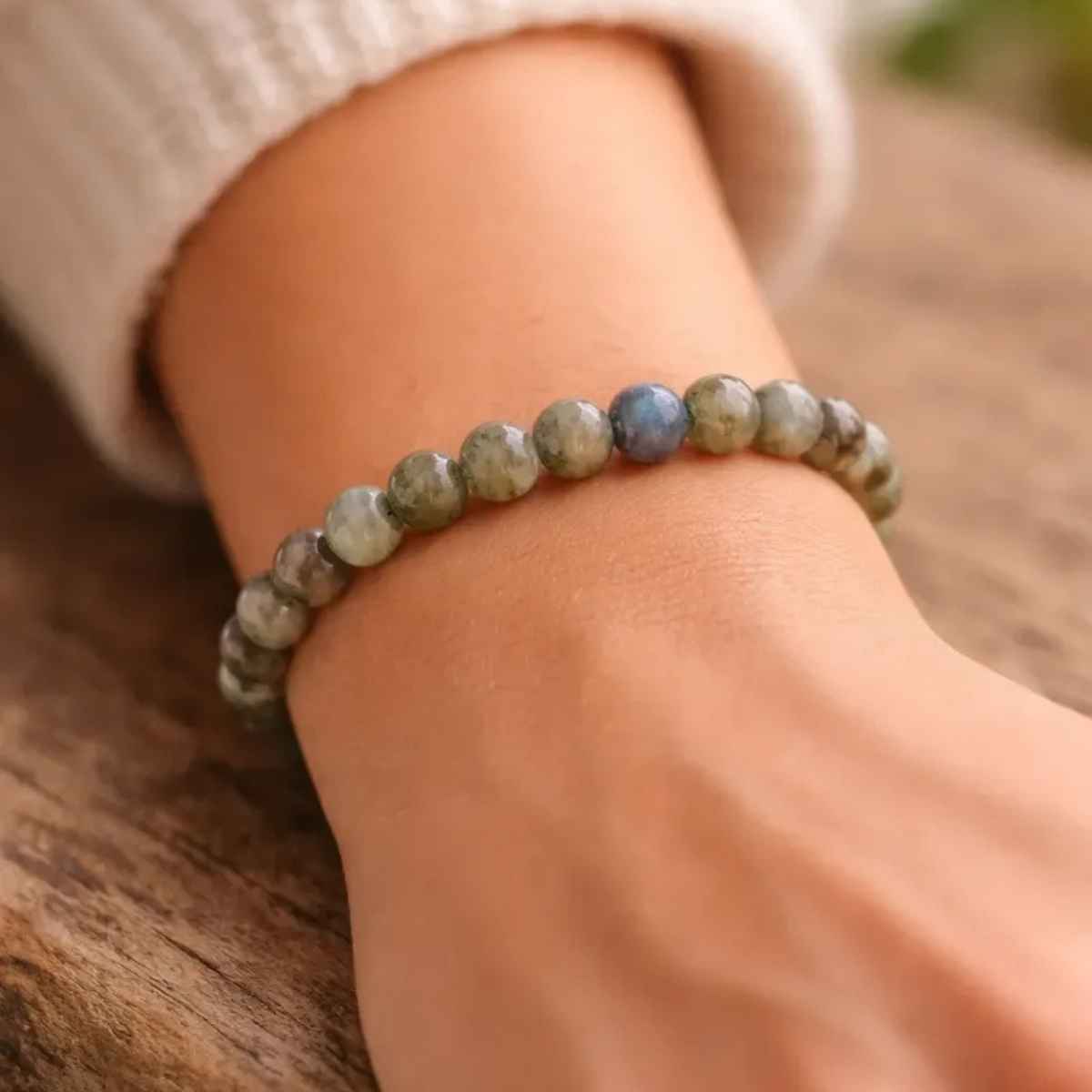 Pulsera Labradorita 8mm