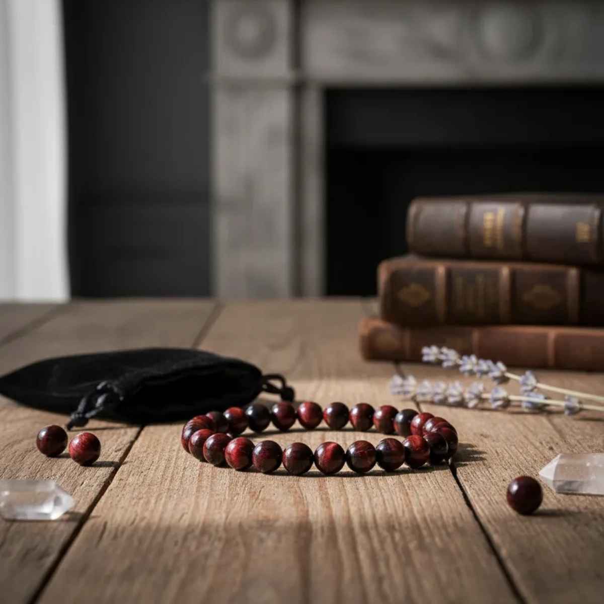 Pulsera Ojo de Tigre Rojo 8mm