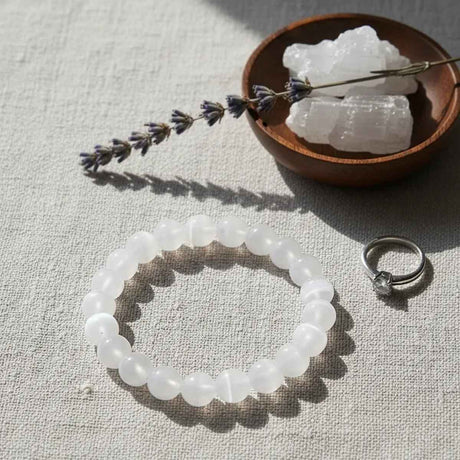 Pulsera Cuarzo Cristal 8mm