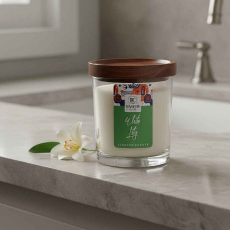 Vela Lirio Blanco 210gr