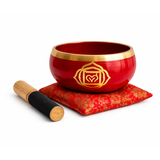 Cuenco Tibetano Rojo 9 cm