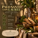 Incienso Orgánico Palo Santo con Laurel