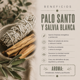 Incienso Palo Santo y Salvia Blanca