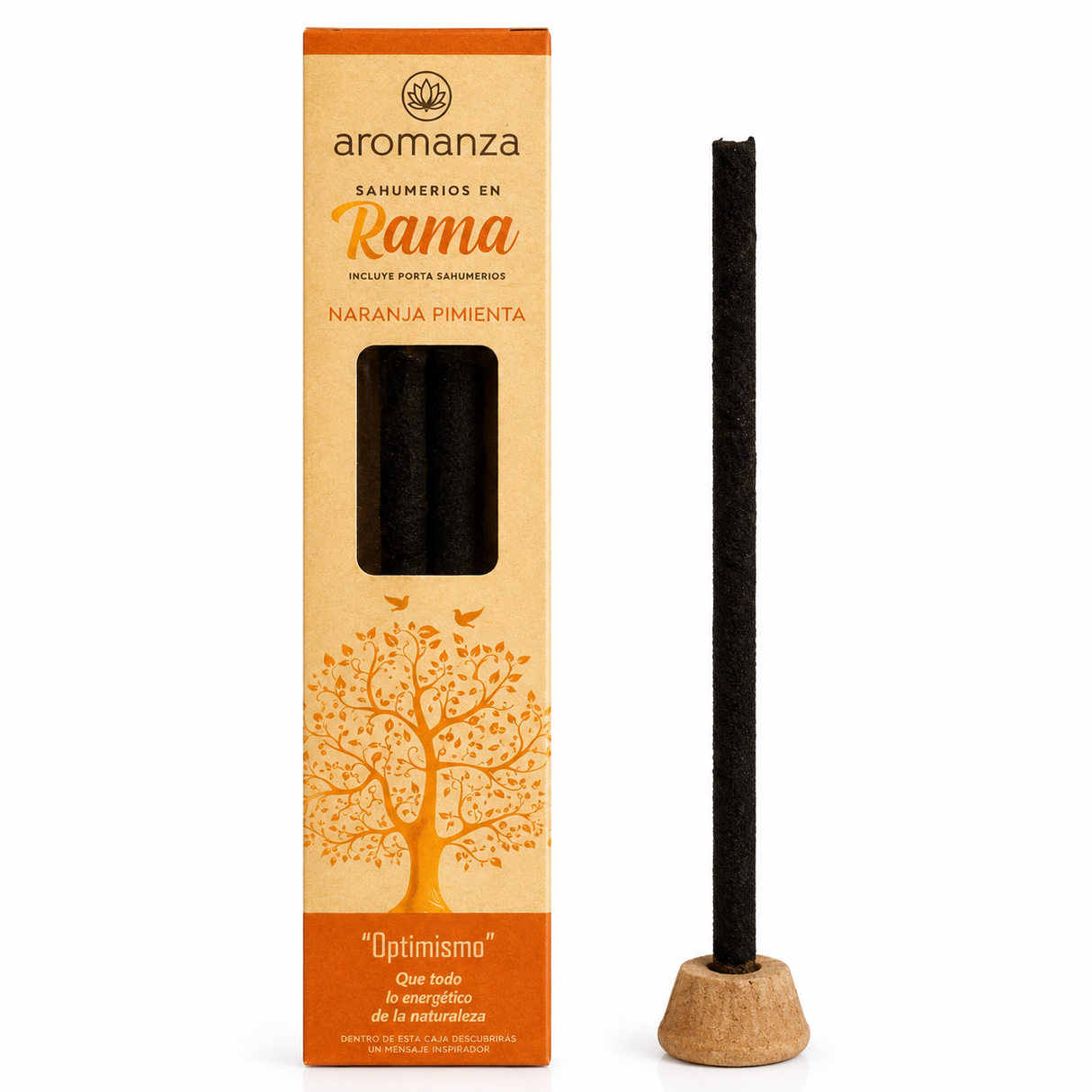 Sahumerio en Rama Naranja Pimienta