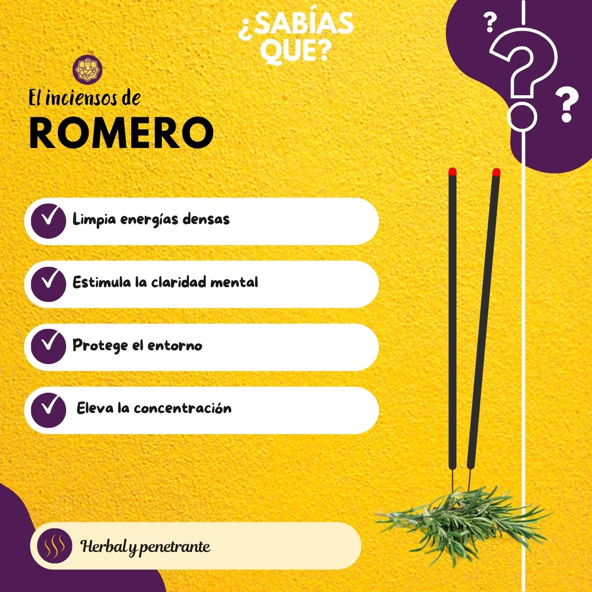 Incienso Masala Romero
