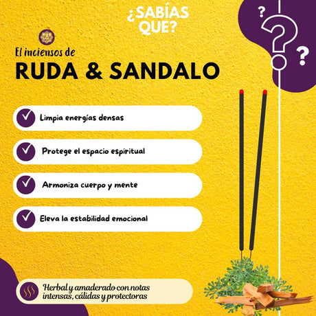 Incienso Ruda Sándalo