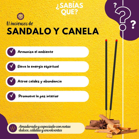 Incienso Sandalo Canela