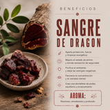 Incienso Sangre de Dragón con Cuarzo Rosa