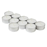 Velas tealight Pack 50 unidades blanca - 2 horas