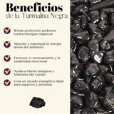 Pulsera Turmalina Negra 8mm