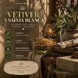 Incienso Temple Bells Vetiver y Salvia Blanca