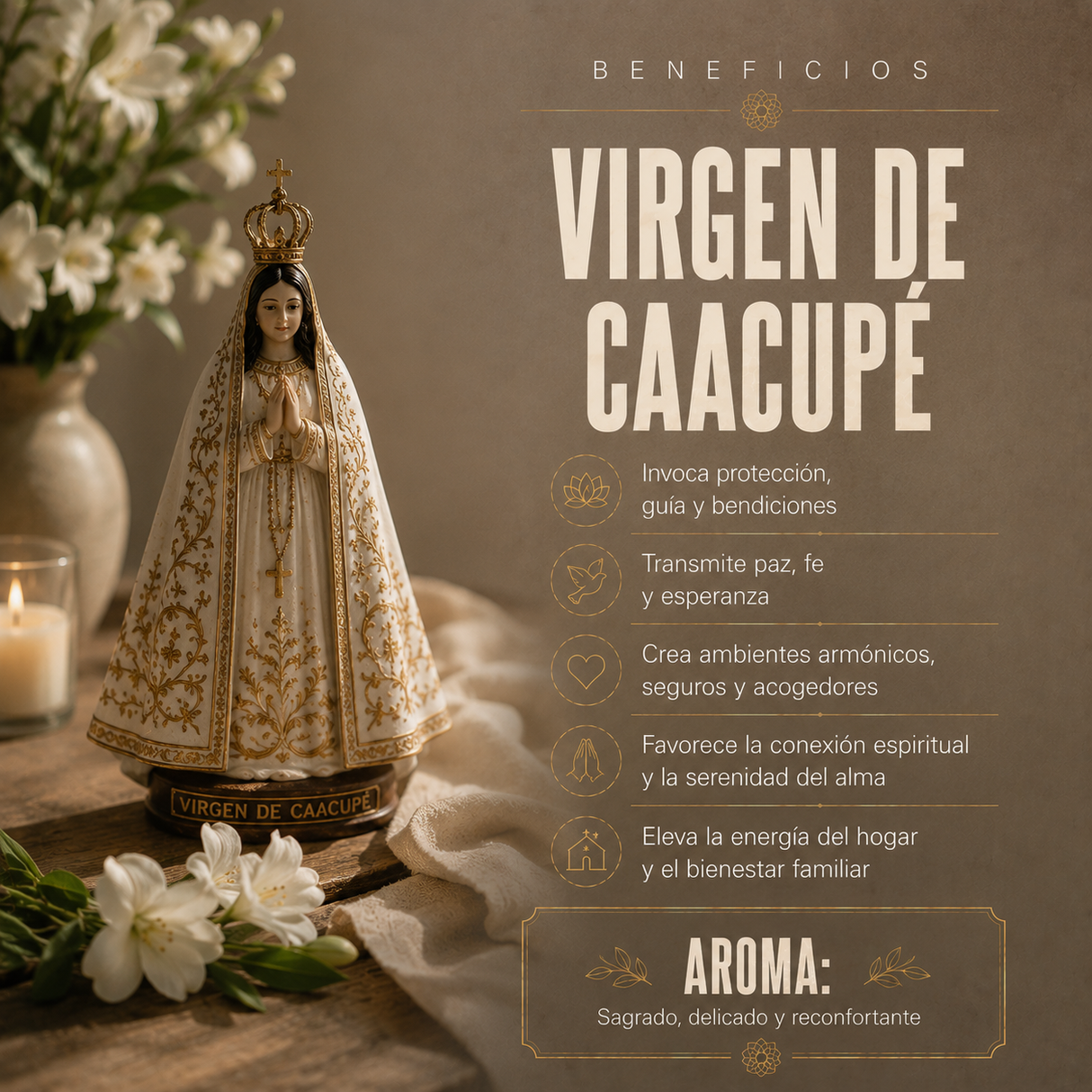 Incienso Virgen de Caacupé